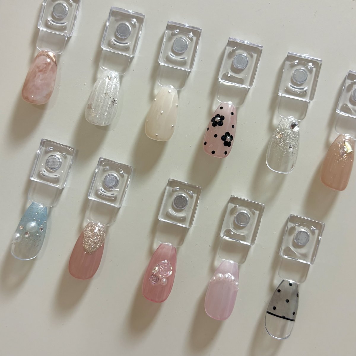 ワンカラーorラメグラ＋ワンポイントアート